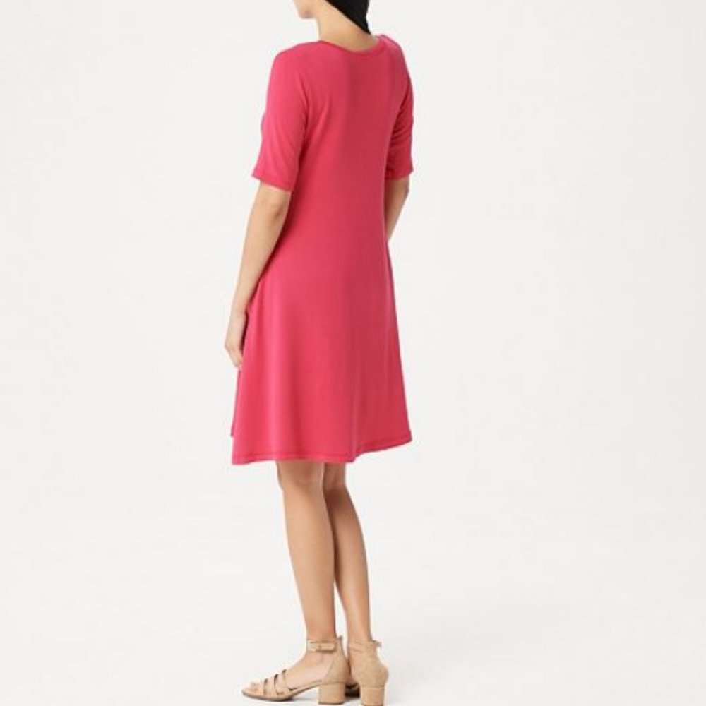 Isaac Mizrahi SOHO Baby French Terry Swing Dress - Picture 2 of 3